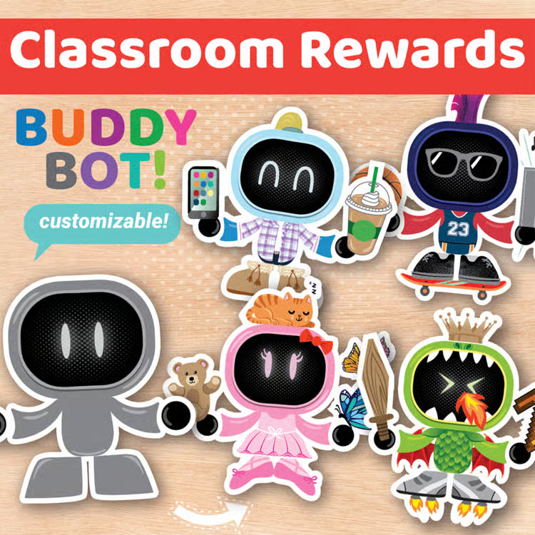 Buddy Bots- Base Set: 135 Stickers
